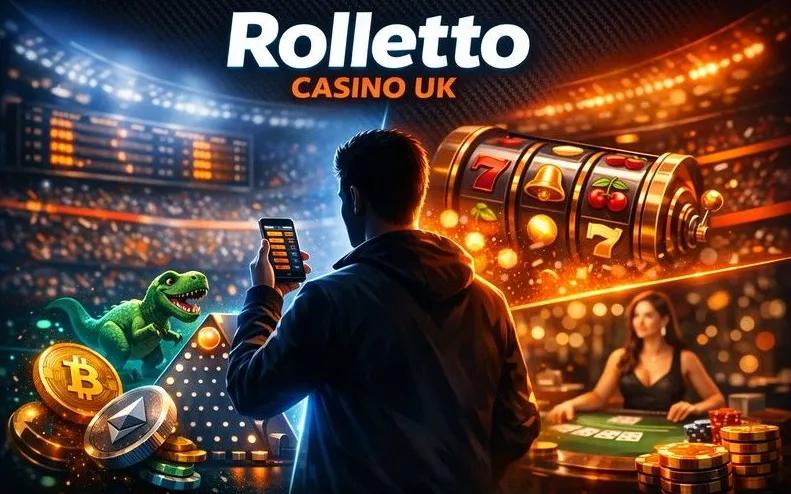 Rolletto Casino games catalogue banner