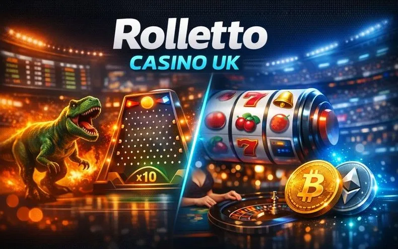 Rolletto Casino login page banner